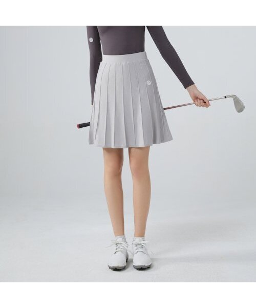 E.PARCA（イパルカ）の「ニットプリーツスカート（グレー）（スカート・レディース・その他・SMALL/MEDIUM）」の3枚目の写真