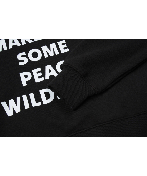 WILDROCK(ワイルドロック)の「レタリングクロップスウェット_ブラック(スウェット・レディース・その他・FREE)」の3枚目の写真