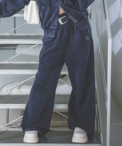 repipi armario（レピピ アルマリオ）の「Acidルーズスウェットパンツ【WEB限定カラーあり】（スウェットパンツ・キッズ・ブラック系その他/グレー/ブルー系その他/カモフラージュ・SMALL/MEDIUM/LARGE）」の2枚目の写真