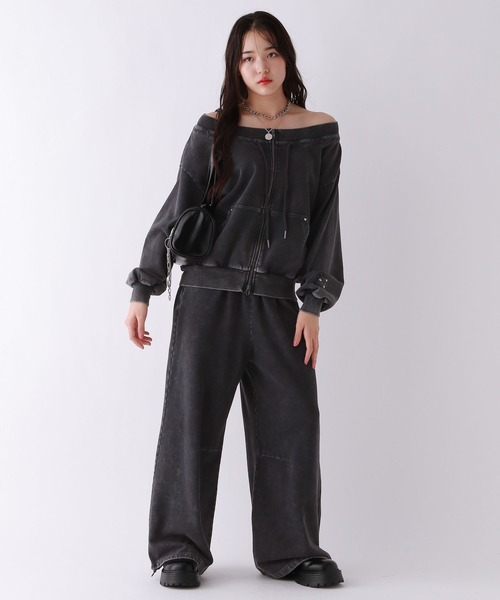 repipi armario（レピピ アルマリオ）の「Acidルーズスウェットパンツ【WEB限定カラーあり】（スウェットパンツ・キッズ・ブラック系その他/グレー/ブルー系その他/カモフラージュ・SMALL/MEDIUM/LARGE）」の5枚目の写真