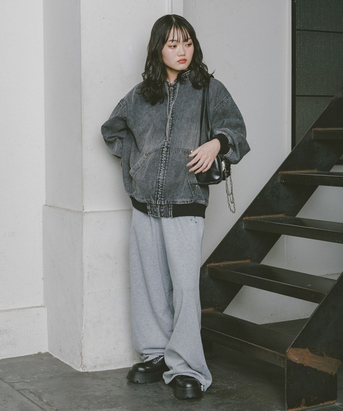 repipi armario（レピピ アルマリオ）の「Acidルーズスウェットパンツ【WEB限定カラーあり】（スウェットパンツ・キッズ・ブラック系その他/グレー/ブルー系その他/カモフラージュ・SMALL/MEDIUM/LARGE）」の9枚目の写真