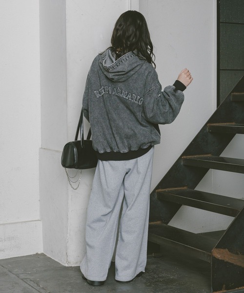 repipi armario（レピピ アルマリオ）の「Acidルーズスウェットパンツ【WEB限定カラーあり】（スウェットパンツ・キッズ・ブラック系その他/グレー/ブルー系その他/カモフラージュ・SMALL/MEDIUM/LARGE）」の10枚目の写真