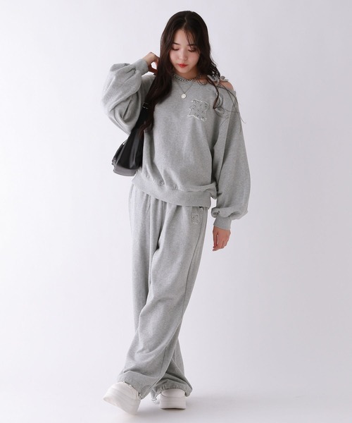 repipi armario（レピピ アルマリオ）の「Acidルーズスウェットパンツ【WEB限定カラーあり】（スウェットパンツ・キッズ・ブラック系その他/グレー/ブルー系その他/カモフラージュ・SMALL/MEDIUM/LARGE）」の12枚目の写真