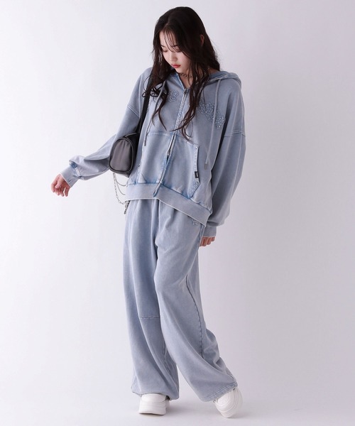 repipi armario（レピピ アルマリオ）の「Acidルーズスウェットパンツ【WEB限定カラーあり】（スウェットパンツ・キッズ・ブラック系その他/グレー/ブルー系その他/カモフラージュ・SMALL/MEDIUM/LARGE）」の16枚目の写真