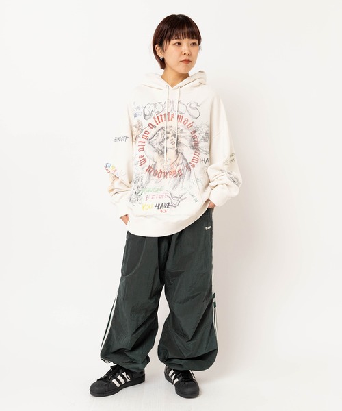 RNA（アールエヌエー）の「O0752 ナイロントラックオーバーオール（サロペット/オーバーオール・レディース・グレー/グリーン/パープル・MEDIUM）」の10枚目の写真