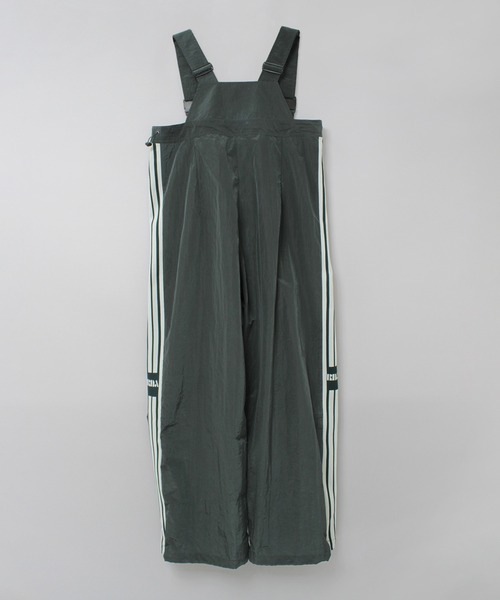 RNA（アールエヌエー）の「O0752 ナイロントラックオーバーオール（サロペット/オーバーオール・レディース・グレー/グリーン/パープル・MEDIUM）」の12枚目の写真