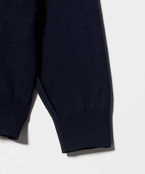 UNITED ARROWS（ユナイテッドアローズ）の「コットン ハイゲージ  ニットポロシャツ（ニット/セーター・メンズ・ダークブラウン/ネイビー・S/L/M/XL）」の13枚目の写真
