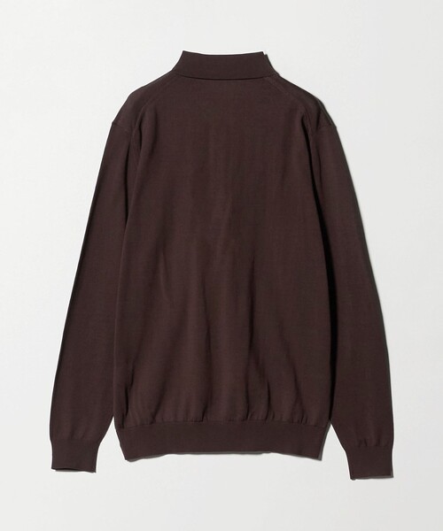 UNITED ARROWS（ユナイテッドアローズ）の「コットン ハイゲージ  ニットポロシャツ（ニット/セーター・メンズ・ダークブラウン/ネイビー・S/L/M/XL）」の16枚目の写真
