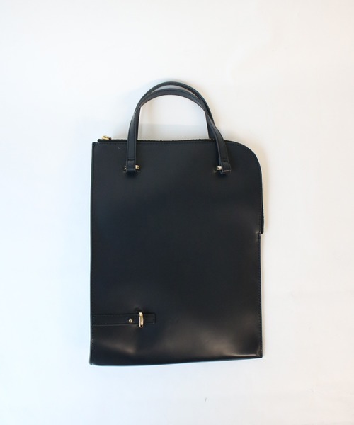 Scrap Book（スクラップブック）の「【atneK】glass tate tote / ガラスタテトート（中綿ショルダーベルト セット）（トートバッグ・レディース・ネイビー・FREE）」の5枚目の写真