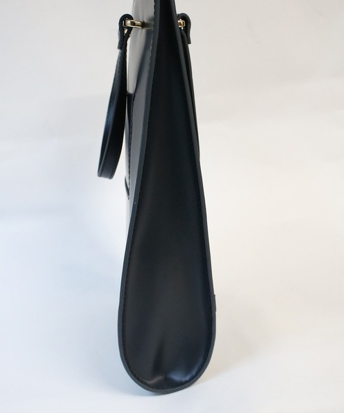Scrap Book（スクラップブック）の「【atneK】glass tate tote / ガラスタテトート（中綿ショルダーベルト セット）（トートバッグ・レディース・ネイビー・FREE）」の9枚目の写真