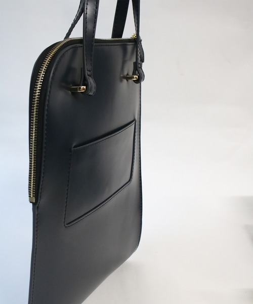 Scrap Book（スクラップブック）の「【atneK】glass tate tote / ガラスタテトート（中綿ショルダーベルト セット）（トートバッグ・レディース・ネイビー・FREE）」の11枚目の写真
