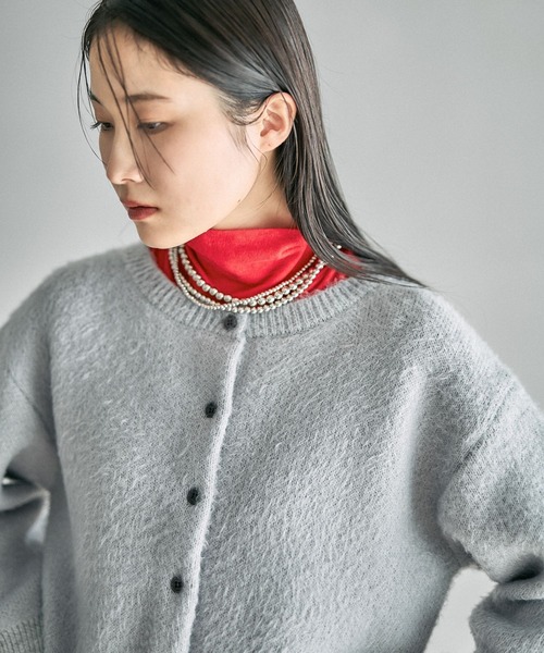 セール】7ゲージ袖リブシャギーカーディガン 627004（カーディガン