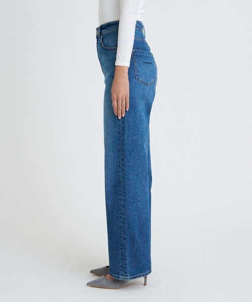 YANUK(ヤヌーク)の「ストレート"LILITH"(デニムパンツ・レディース・ブルー・21inch/22inch/23inch/25inch/26inch/27inch)」の2枚目の写真