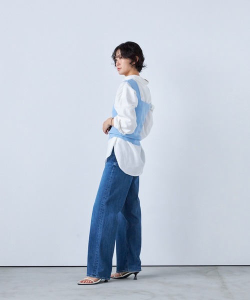 YANUK(ヤヌーク)の「ストレート"LILITH"(デニムパンツ・レディース・ブルー・21inch/22inch/23inch/25inch/26inch/27inch/24inch)」の12枚目の写真