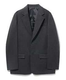 AOTT（アンアウトピット）の「ユニセックス クレシ ツーボタンジャケット ダークグレー（テーラードジャケット）」