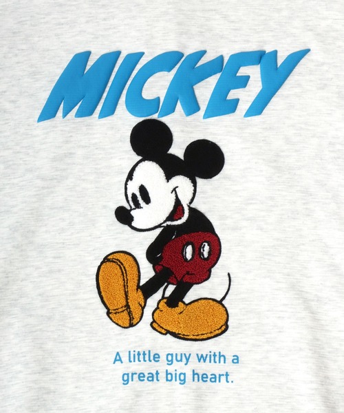 Disney(ディズニー)の「2026SS Disney/ディズニー ミッキー オーバーサイズ リップルダンボールスウェット アップリケ/サガラバック刺繍 ワンポイント フルジップパーカー レディース メンズ(パーカー・レディース・チャコール/ブラック/サックスブルー/アッシュグレー・M/L/LL)」の7枚目の写真