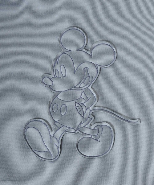 Disney(ディズニー)の「2026SS Disney/ディズニー ミッキー オーバーサイズ リップルダンボールスウェット アップリケ/サガラバック刺繍 ワンポイント フルジップパーカー レディース メンズ(パーカー・レディース・チャコール/ブラック/サックスブルー/アッシュグレー・M/L/LL)」の6枚目の写真