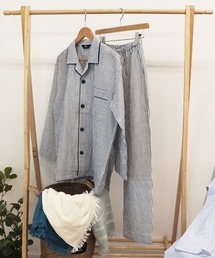 RUGGEDWORKS（ラゲッドワークス）の「《POLO BCS》メンズ 長袖 シャツ パジャマ ルームウェア ストライプ（ルームウェア/パジャマ）」