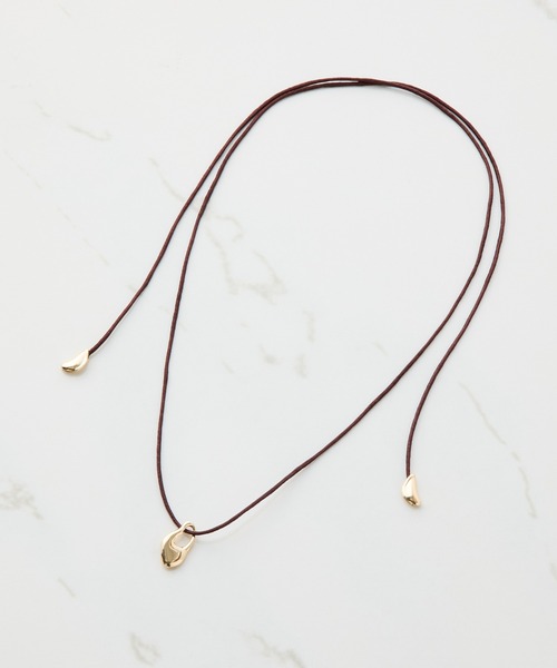 PAPILLONNER(パピヨネ)の「PAPILLONNER/コード2WAYネックレス(ネックレス・レディース・シルバー/ゴールド・FREE)」の11枚目の写真