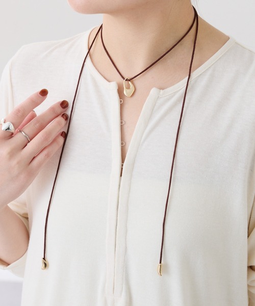 PAPILLONNER(パピヨネ)の「PAPILLONNER/コード2WAYネックレス(ネックレス・レディース・シルバー/ゴールド・FREE)」の12枚目の写真