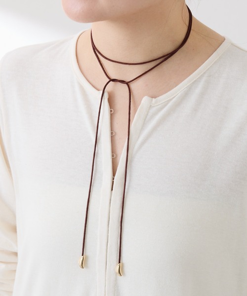 PAPILLONNER(パピヨネ)の「PAPILLONNER/コード2WAYネックレス(ネックレス・レディース・シルバー/ゴールド・FREE)」の14枚目の写真