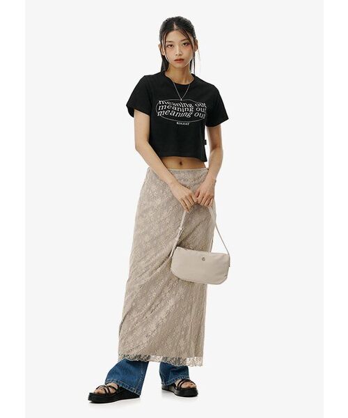 SEMICODE（セミコード）の「groove bag - beige（ショルダーバッグ・レディース・その他・FREE）」の7枚目の写真