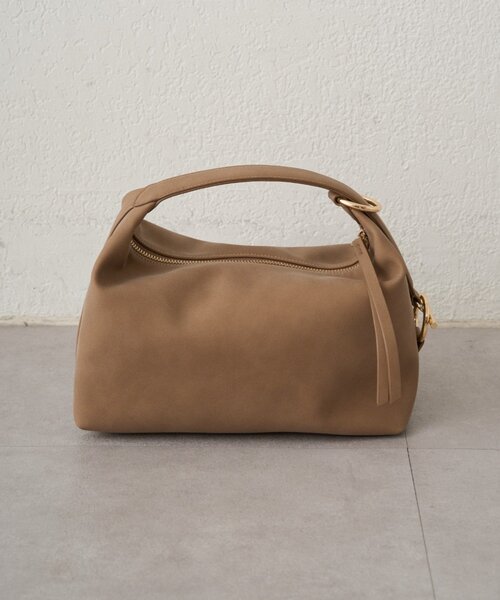 LOUNGEDRESS（ラウンジドレス）の「【GALENA/ガレナ】リングベルトバッグ（トートバッグ・レディース・ライトベージュ/モカ・FREE）」の9枚目の写真