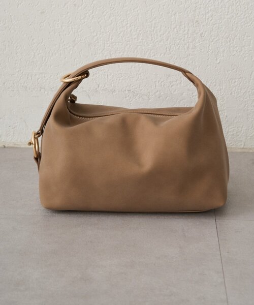 LOUNGEDRESS（ラウンジドレス）の「【GALENA/ガレナ】リングベルトバッグ（トートバッグ・レディース・ライトベージュ/モカ・FREE）」の11枚目の写真