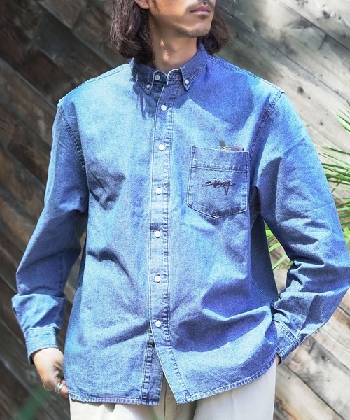 BILLABONG(ビラボン)の「BILLABONG メンズ Y2K SHIRTS 長袖シャツ 【2026年春夏モデル】(シャツ/ブラウス・メンズ・インディゴブルー/ブルー・MEDIUM/LARGE/X-LARGE)」の1枚目の写真