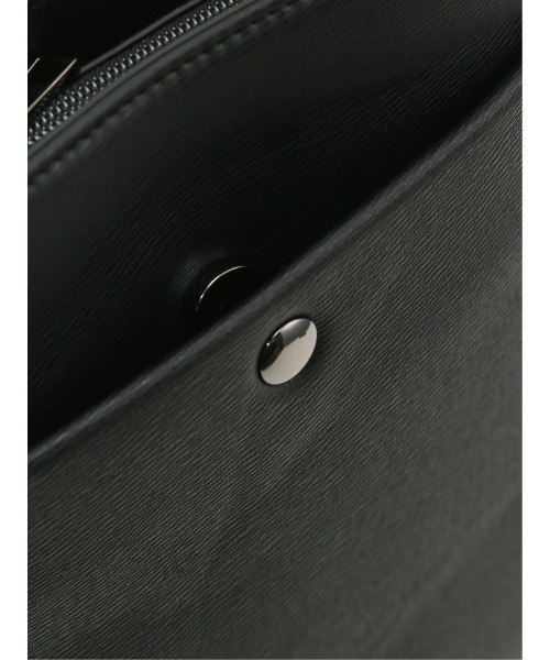 m.f.editorial(エムエフエディトリアル)の「m.f.エディトリアル メンズ 縦型 ミニショルダーバッグ(ショルダーバッグ・メンズ・グレー系その他2/ブラック・FREE)」の20枚目の写真