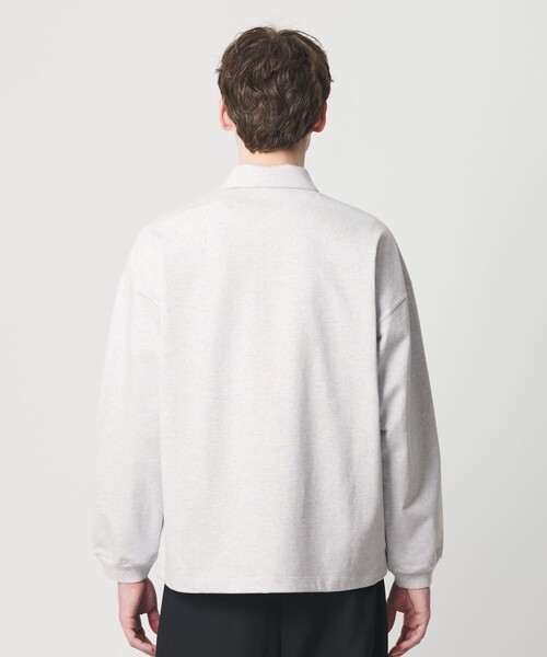 BEAUTY&YOUTH UNITED ARROWS(ビューティーアンドユースユナイテッドアローズ)の「DENCE コットン ジップ ポロカットソー(Tシャツ/カットソー・メンズ・ブラック/ライトグレー・XL/S/M/L)」の10枚目の写真