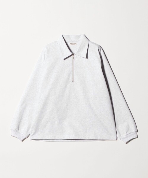 BEAUTY&YOUTH UNITED ARROWS(ビューティーアンドユースユナイテッドアローズ)の「DENCE コットン ジップ ポロカットソー(Tシャツ/カットソー・メンズ・ブラック/ライトグレー・XL/S/M/L)」の11枚目の写真