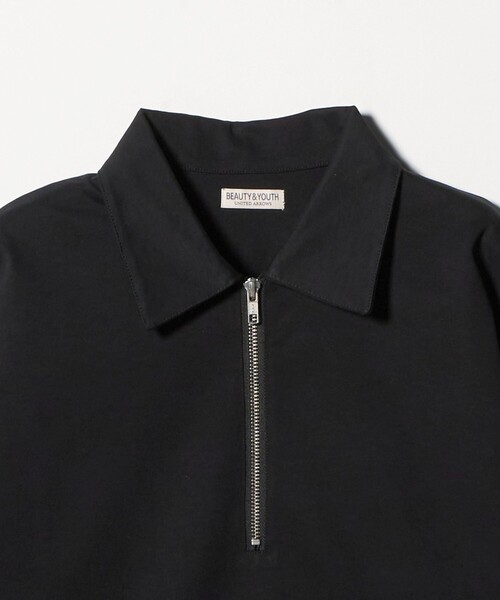 BEAUTY&YOUTH UNITED ARROWS(ビューティーアンドユースユナイテッドアローズ)の「DENCE コットン ジップ ポロカットソー(Tシャツ/カットソー・メンズ・ブラック/ライトグレー・XL/S/M/L)」の18枚目の写真