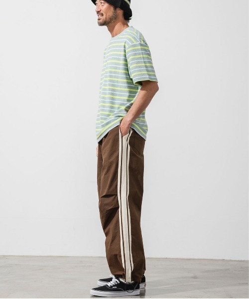OFFSHORE(オフショア)の「PILE BORDER TEE(Tシャツ/カットソー・メンズ・ブルー/グリーン・XL/L/M/S)」の5枚目の写真