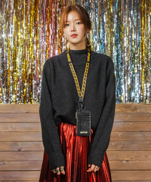 UNTAGE（アンテージ）の「UTA-FM11 チェーンキーホルダー財布[ブラック(ユニセックス)]（札入れ/マネークリップ）」