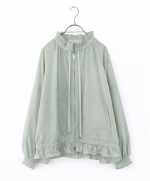 Marilyn Moon（マリリンムーン）の「pleats sheer dolman blouson（ブルゾン）」