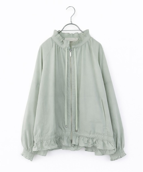 セール】pleats sheer dolman blouson（ブルゾン）｜Marilyn Moon