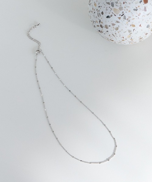 Andemiu（アンデミュウ）の「デザインエアリーチェーンネックレス644452（ネックレス・レディース・シルバー/ゴールド・FREE）」の2枚目の写真