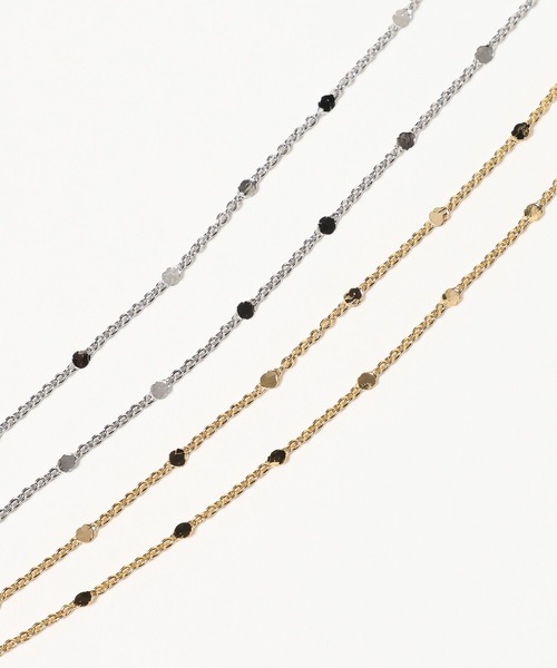 Andemiu（アンデミュウ）の「デザインエアリーチェーンネックレス644452（ネックレス・レディース・シルバー/ゴールド・FREE）」の8枚目の写真