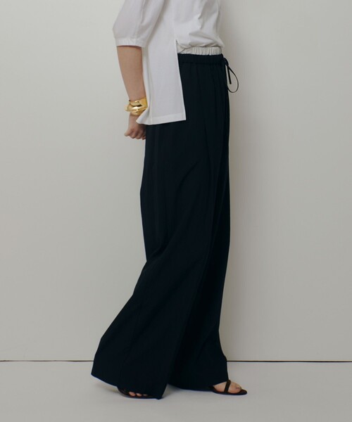 allureville（アルアバイル）の「【ATELIER Line】ドローコードイージーパンツ（その他パンツ・レディース・ブラック/ベージュ・1/2）」の19枚目の写真