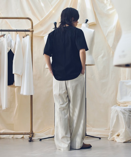 allureville（アルアバイル）の「【ATELIER Line】ドローコードイージーパンツ（その他パンツ・レディース・ブラック/ベージュ・1/2）」の4枚目の写真