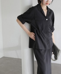 La TOTALITE | 【洗える】リネン混ワークシャツジャケット(その他アウター)