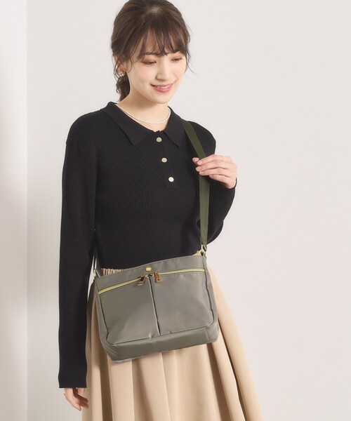 ITS'DEMO（イッツデモ）の「【収納アドバイザー監修】ミニショルダー（ショルダーバッグ・レディース・ダークグレー/パープル/ライトベージュ/ブラック・00）」の17枚目の写真