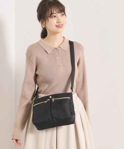 ITS'DEMO（イッツデモ）の「【収納アドバイザー監修】ミニショルダー（ショルダーバッグ・レディース・ダークグレー/パープル/ライトベージュ/ブラック・00）」の19枚目の写真