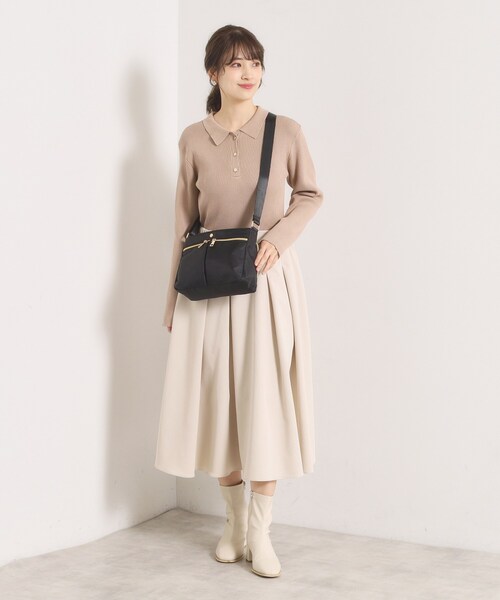 ITS'DEMO（イッツデモ）の「【収納アドバイザー監修】ミニショルダー（ショルダーバッグ・レディース・ダークグレー/パープル/ライトベージュ/ブラック・00）」の20枚目の写真