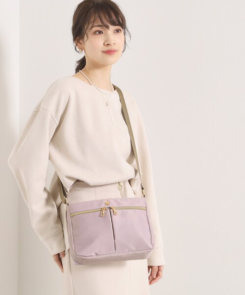 ITS'DEMO（イッツデモ）の「【収納アドバイザー監修】ミニショルダー（ショルダーバッグ・レディース・ダークグレー/パープル/ライトベージュ/ブラック・00）」の21枚目の写真