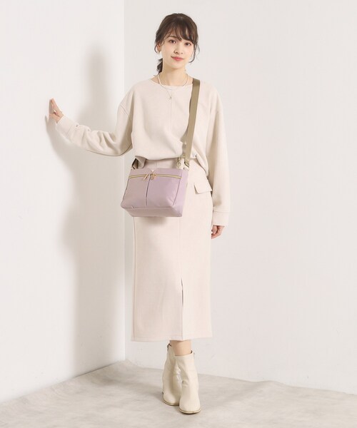 ITS'DEMO（イッツデモ）の「【収納アドバイザー監修】ミニショルダー（ショルダーバッグ・レディース・ダークグレー/パープル/ライトベージュ/ブラック・00）」の22枚目の写真