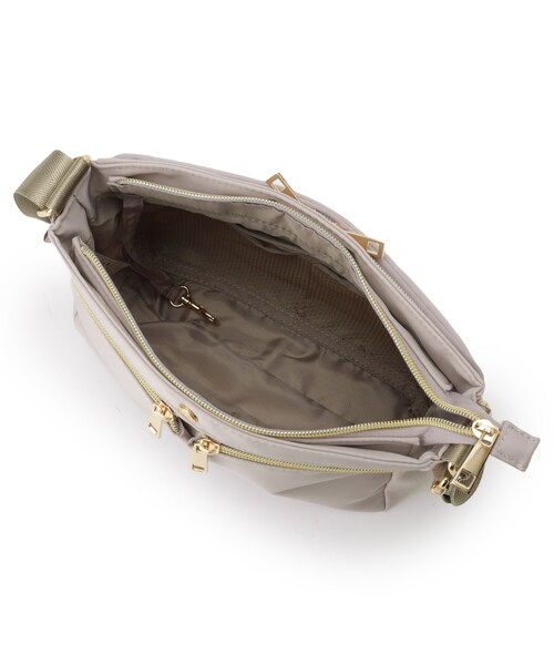 ITS'DEMO（イッツデモ）の「【収納アドバイザー監修】ミニショルダー（ショルダーバッグ・レディース・ダークグレー/パープル/ライトベージュ/ブラック・00）」の7枚目の写真