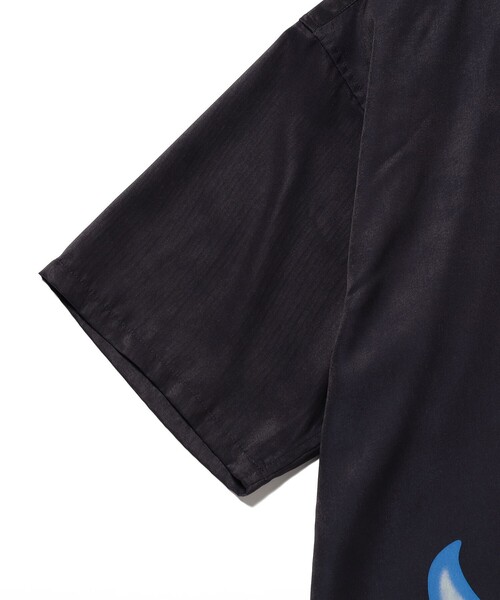 BEAMS（ビームス）の「ファイヤーパターン オープンカラーシャツ（シャツ/ブラウス・メンズ・ブルー系その他/レッド系その他・XL/L/M/S）」の6枚目の写真