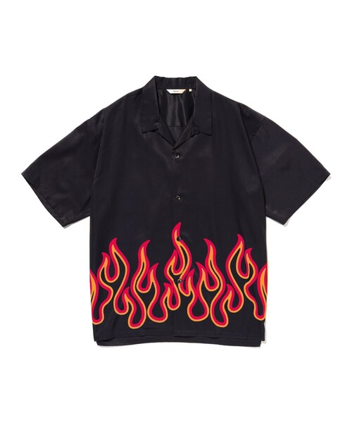 BEAMS（ビームス）の「ファイヤーパターン オープンカラーシャツ（シャツ/ブラウス・メンズ・ブルー系その他/レッド系その他・XL/L/M/S）」の11枚目の写真